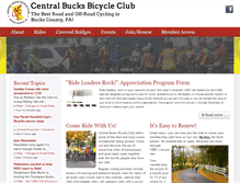 Tablet Screenshot of cbbikeclub.org